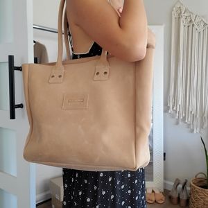 Parker Clay Merkato tote bag in blush